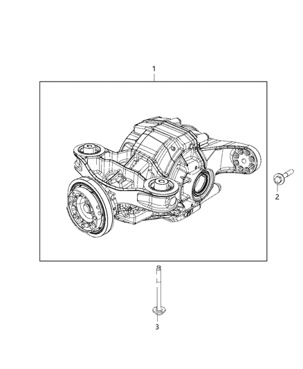 2018 Dodge Charger Axle Assembly Diagram 3