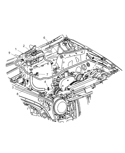 2002 Jeep Liberty Bottle-COOLANT Reserve Diagram for 52079849AA