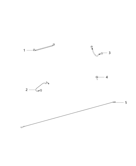 2019 Ram 3500 Pickup Straps, Ground Diagram