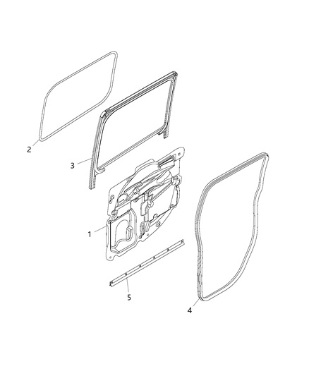 2015 Ram ProMaster City Seal-Lower Diagram for 68395399AA