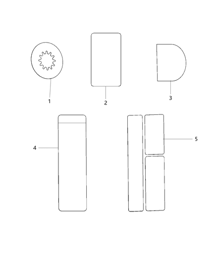 2021 Jeep Wrangler Label-Warning Diagram for 68501853AA