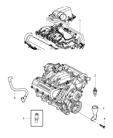 2007 Jeep Grand Cherokee Crankcase Ventilation Diagram 3