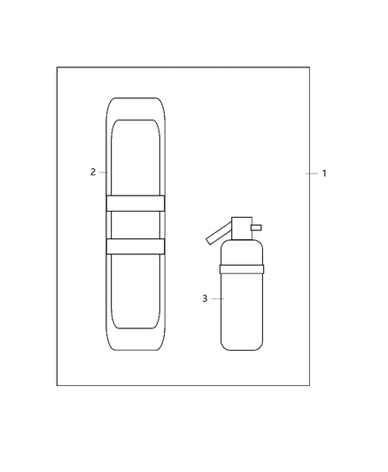 2020 Dodge Durango Emergency Kit Diagram