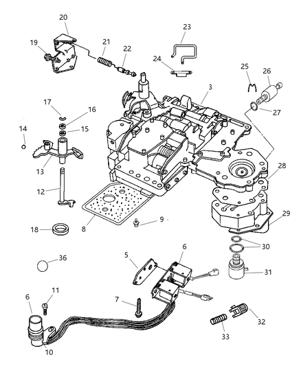 2003 Jeep Grand Cherokee Valve Body Diagram 1