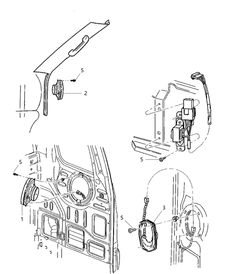 1999 Dodge Ram 1500 Speaker Diagram