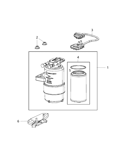 2015 Ram 1500 Fuel Filter And Water Separator Diagram