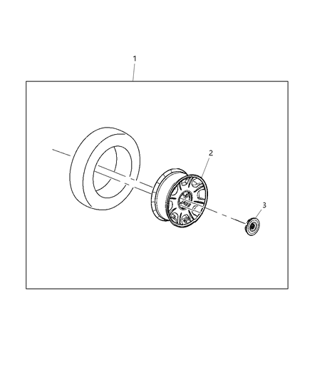 2007 Jeep Grand Cherokee Wheel Kit Diagram