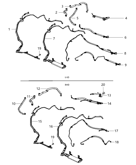 2013 Dodge Journey Power Steering Hose Diagram