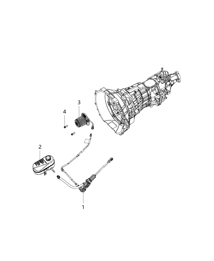 2014 Dodge Viper Hydraulic Control-HYDRAULICRAULIC Clutch Diagram for 5038637AC