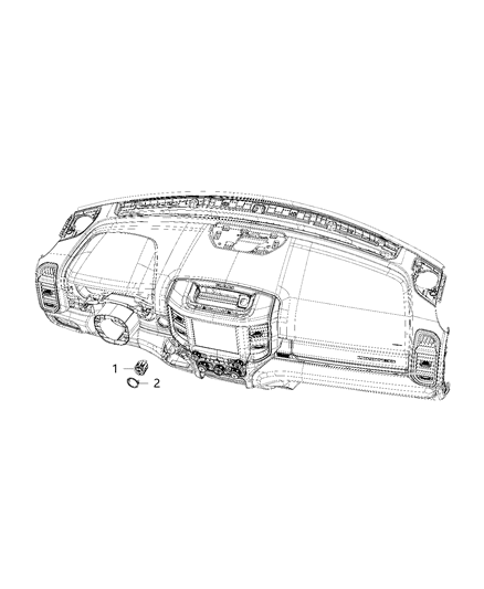 2019 Ram 1500 Switch-Ignition Diagram for 68336255AB