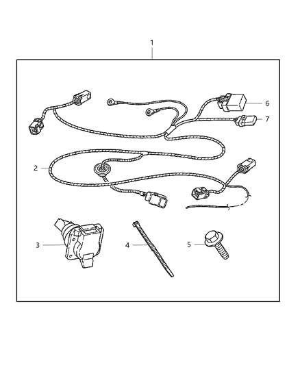 2005 Dodge Magnum Trailer Tow Harness Diagram