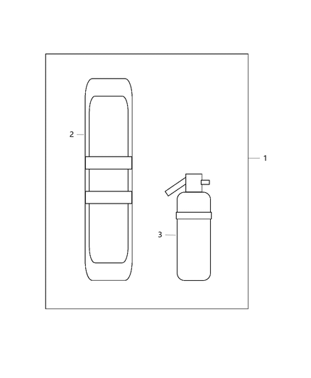 2016 Dodge Charger Emergency Kit Diagram