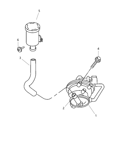 2002 Dodge Durango Pump-Leak Detection Diagram for 4891422AB