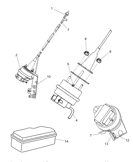 1997 Dodge Intrepid SERVO-Spd Control Diagram for 4669978