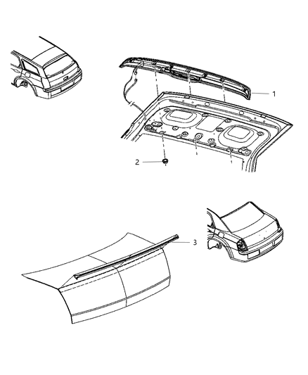 2008 Dodge Charger Spoilers Diagram 2