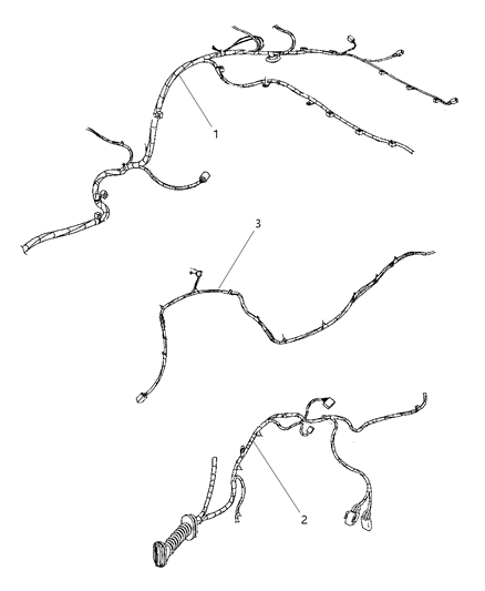 2001 Chrysler Prowler Wiring-Door Diagram for 4865294AB