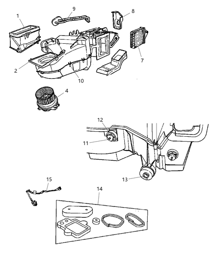 2001 Dodge Neon Heater Unit Diagram 2