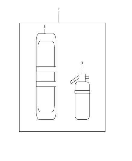 2019 Ram 1500 Classic Emergency Kit Diagram