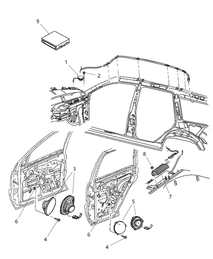 1999 Jeep Grand Cherokee Speakers Diagram