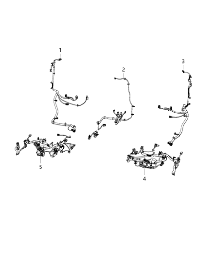 2019 Ram 1500 New Style Wiring - Front Seats Diagram