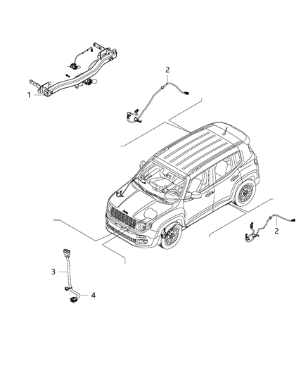2019 Jeep Renegade Wiring - Chassis & Underbody Diagram