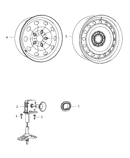 2012 Ram 1500 Spare Tire Stowage Diagram