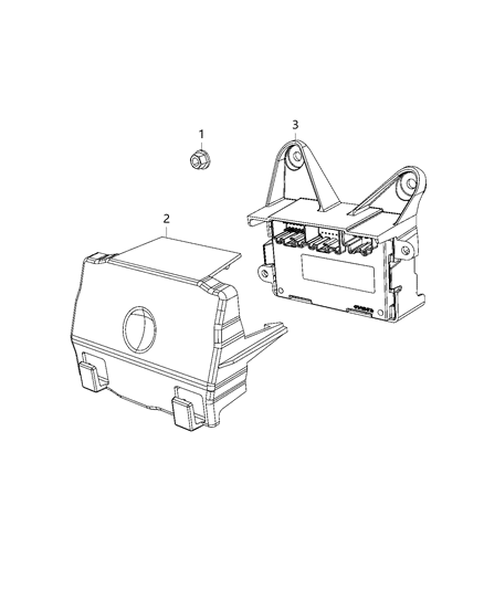 2020 Ram 3500 Cab Chassis Modules, Body Diagram 9