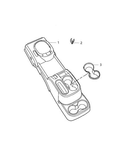 2008 Jeep Wrangler Console Diagram