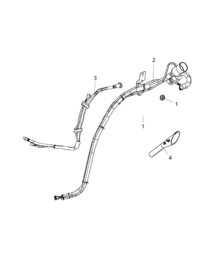 2020 Dodge Durango Fuel Tank Filler Tube Diagram