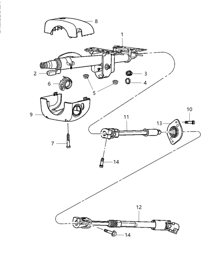 2010 Dodge Viper Steering Column Diagram