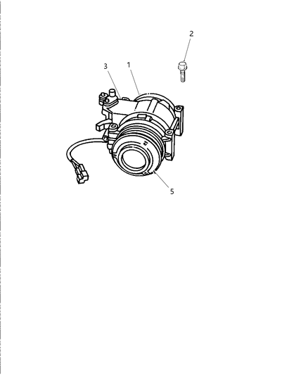 1999 Dodge Viper PULLY Kit-A/C Compressor Diagram for 4897330AA
