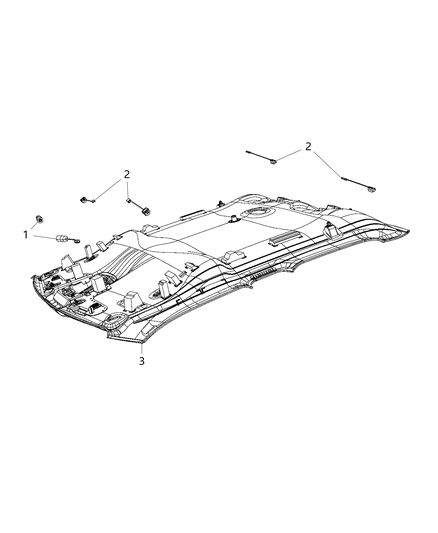 2019 Ram 1500 Microphones Diagram