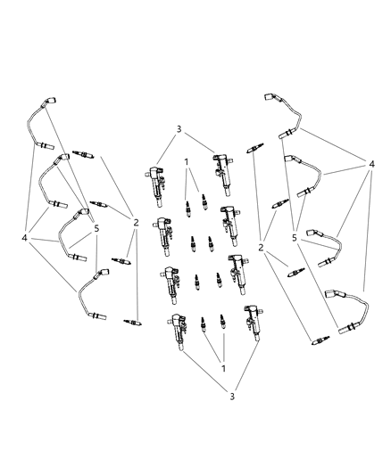 2011 Ram Dakota Spark Plugs, Ignition Wires And Ignition Coil Diagram