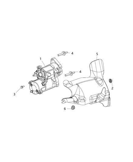 2015 Dodge Charger Bracket-Wiring Harness Diagram for 4608997AE