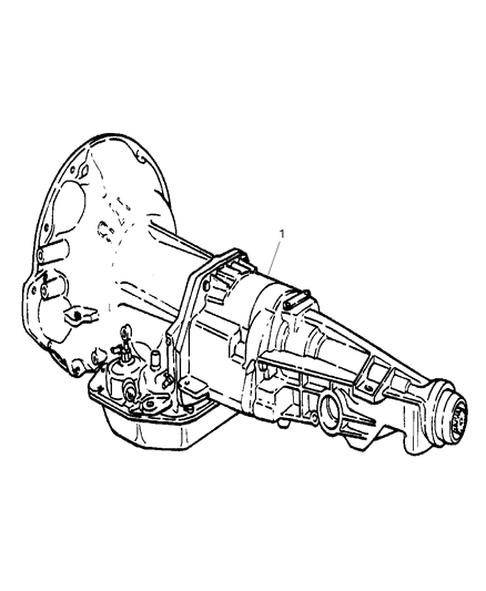 1998 Dodge Ram 2500 Transmission Assembly Diagram 1