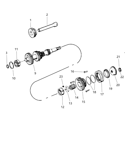 1998 Jeep Wrangler Gear Train Diagram 2