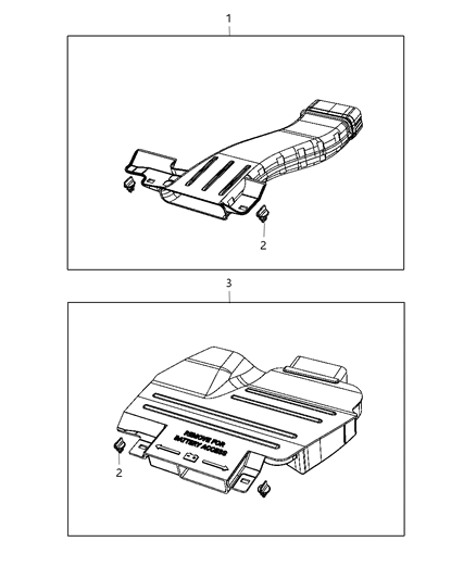 2012 Dodge Caliber Air Inlet Diagram