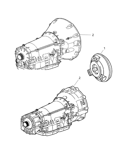 2006 Chrysler 300 Transmission Assembly Diagram 4