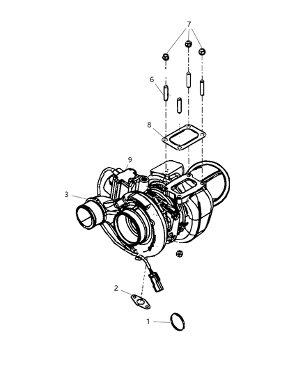 2007 Dodge Ram 2500 Turbocharger Diagram 1