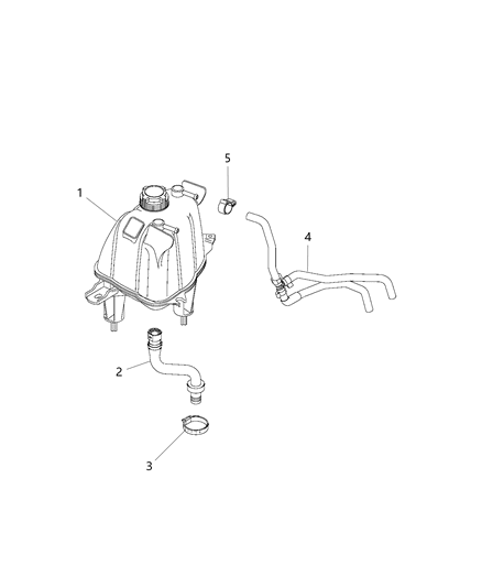 2020 Ram ProMaster 2500 Coolant Bottle Diagram 1