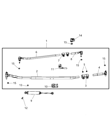 2011 Ram 3500 Steering Linkage Diagram