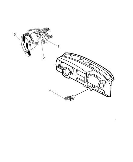 2003 Dodge Dakota Lamp - Dome - Courtesy - Reading Diagram