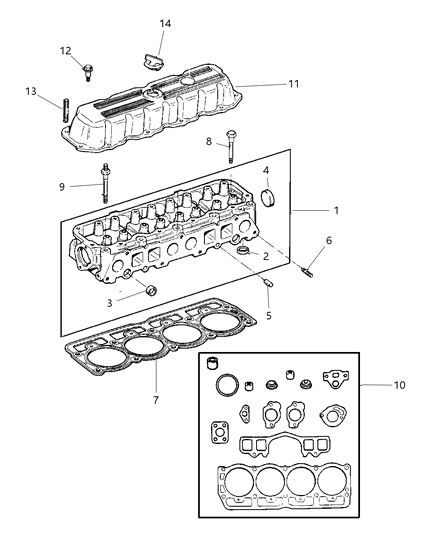 2000 Jeep Cherokee Cylinder Head Diagram 2