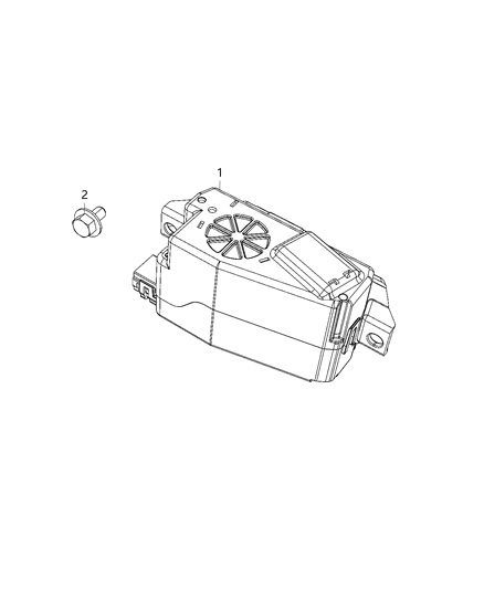 2021 Jeep Gladiator Modules, Brake, Suspension & Steering Diagram 2