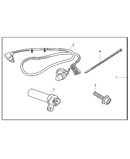 2006 Dodge Charger Heater Kit Engine Block Diagram for 82209749