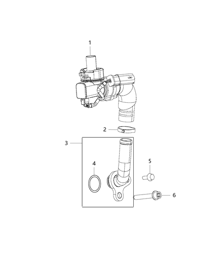 2019 Jeep Wrangler Crankcase Ventilation Diagram 3