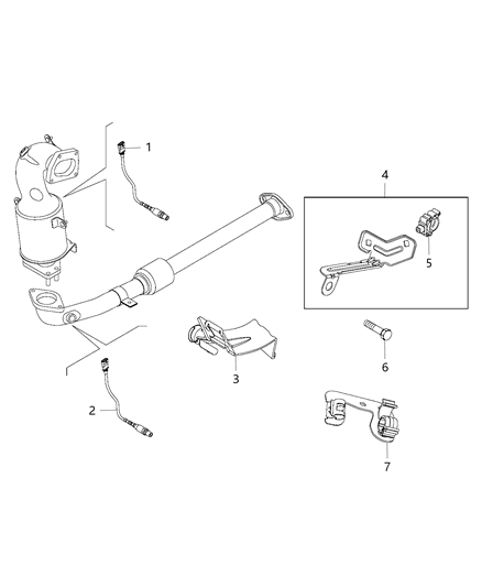2020 Jeep Compass Bracket-Wiring Diagram for 68288745AA