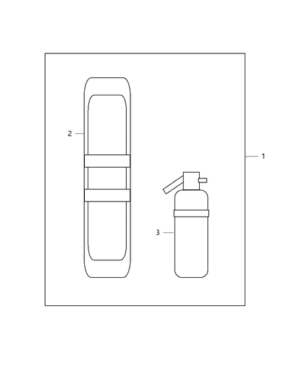 2013 Dodge Dart Emergency Kit Diagram