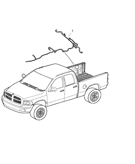 2008 Dodge Ram 3500 Wiring-Chassis Diagram for 68030112AC