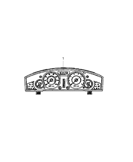 2011 Dodge Charger Instrument Panel Cluster Diagram